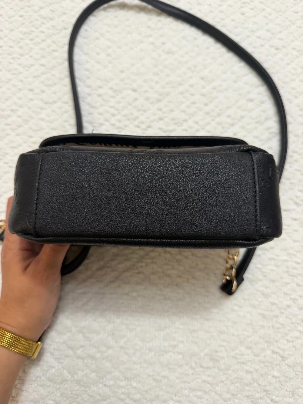 Juicy Couture Black Crossbody Chain Bag Y2K